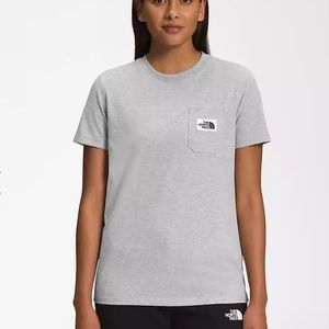 NEW THE NORTH FACE Women’s Short-Sleeve Heritage Patch Pocket Tee Size:XL